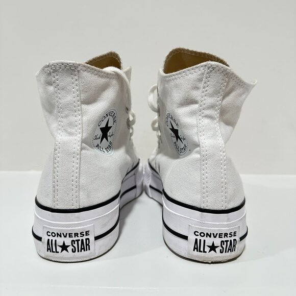 Converse Chuck Taylor All Star Platform High Top White Size 7 - Picture 5 of 9
